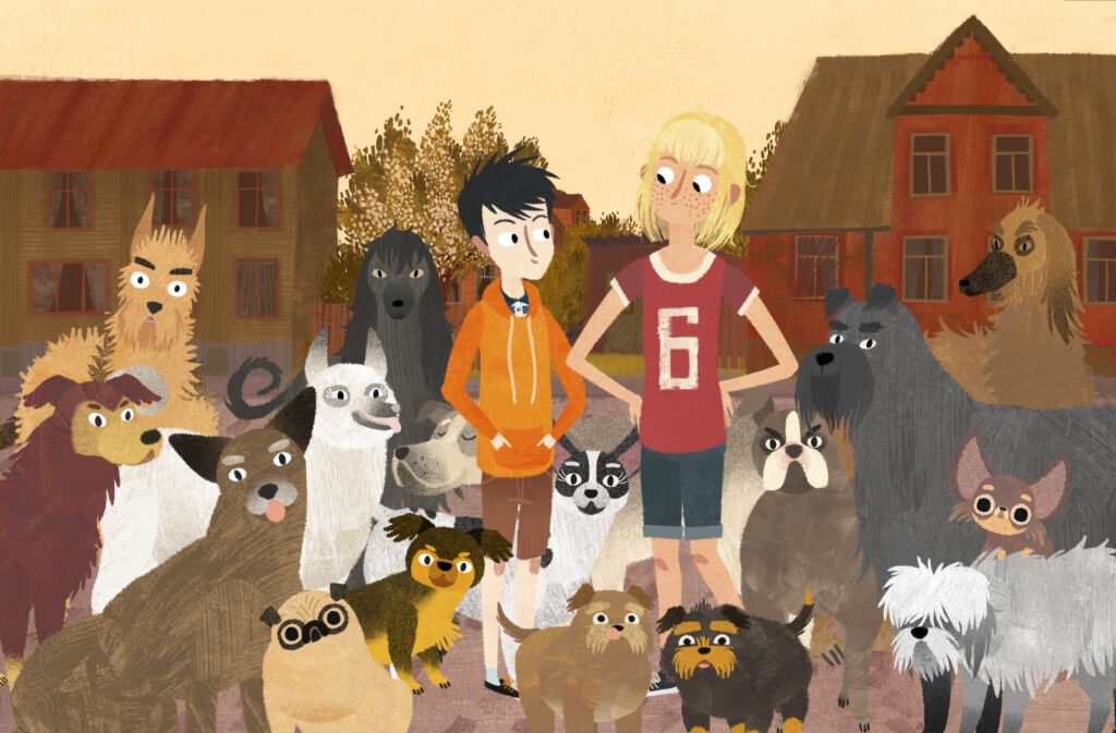 Still: Jacob, Mimmi and the Talking Dogs