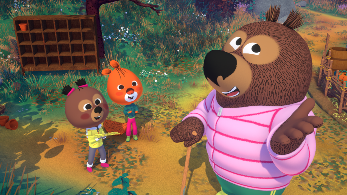 Kadr: Edzio i Lusia. Domek dla gości