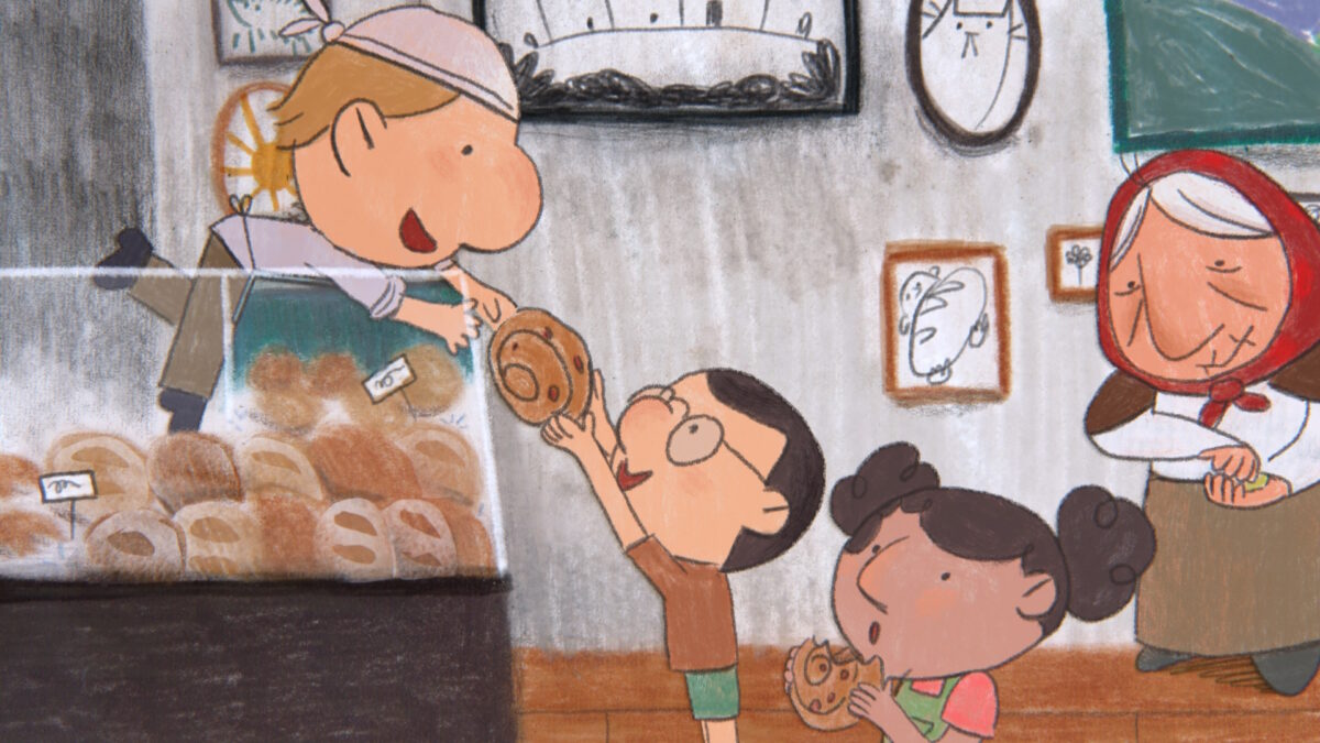 Kadr: Pieczenie z Borysem