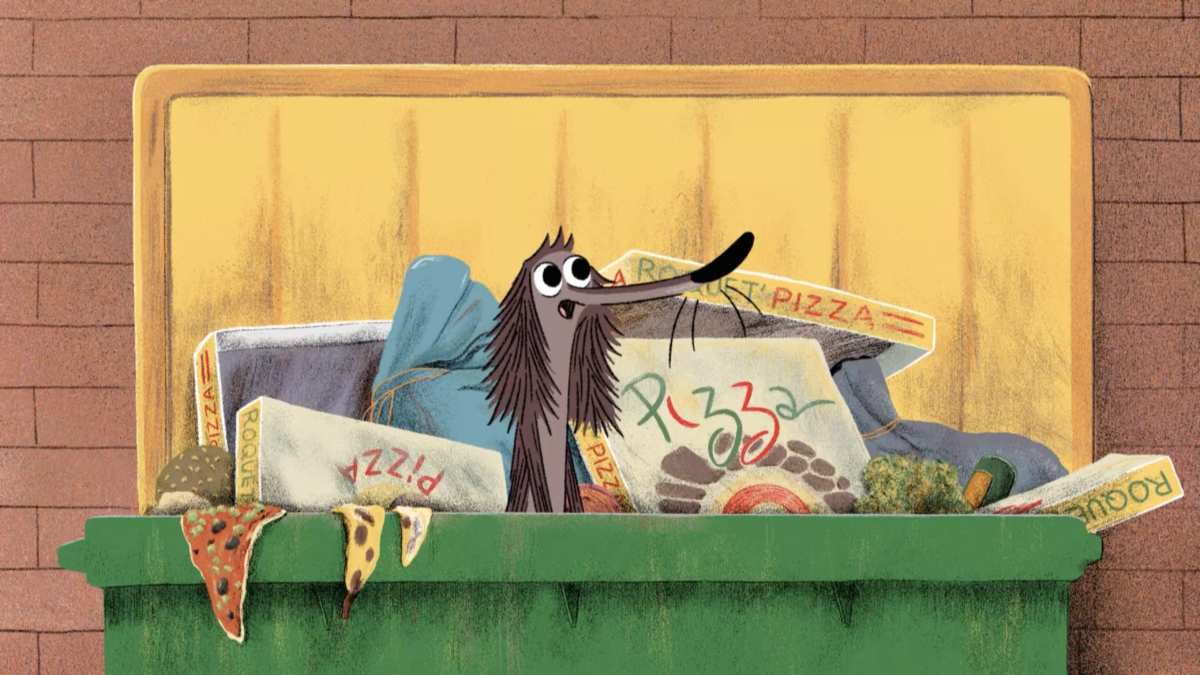 Kadr: Zapchlony kundel i nowy dom