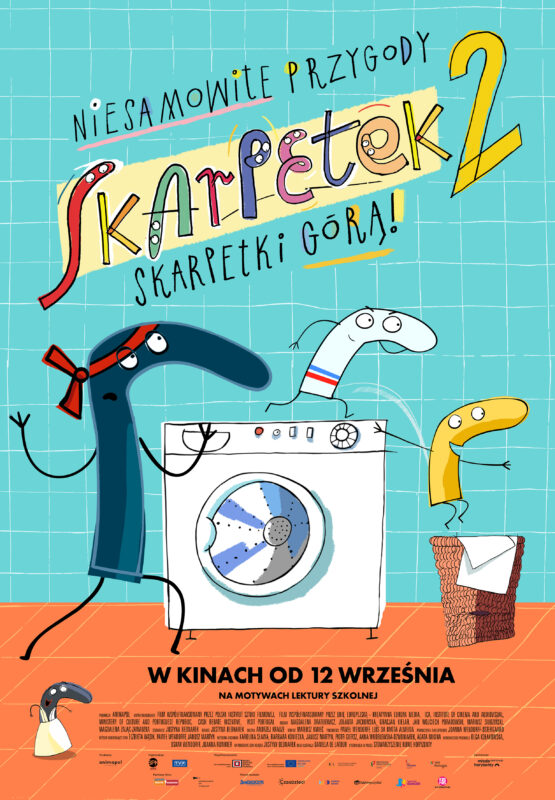 Plakat: Niesamowite przygody skarpetek 2. Skarpetki górą!