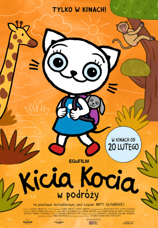 Plakat: Kicia Kocia w podróży
