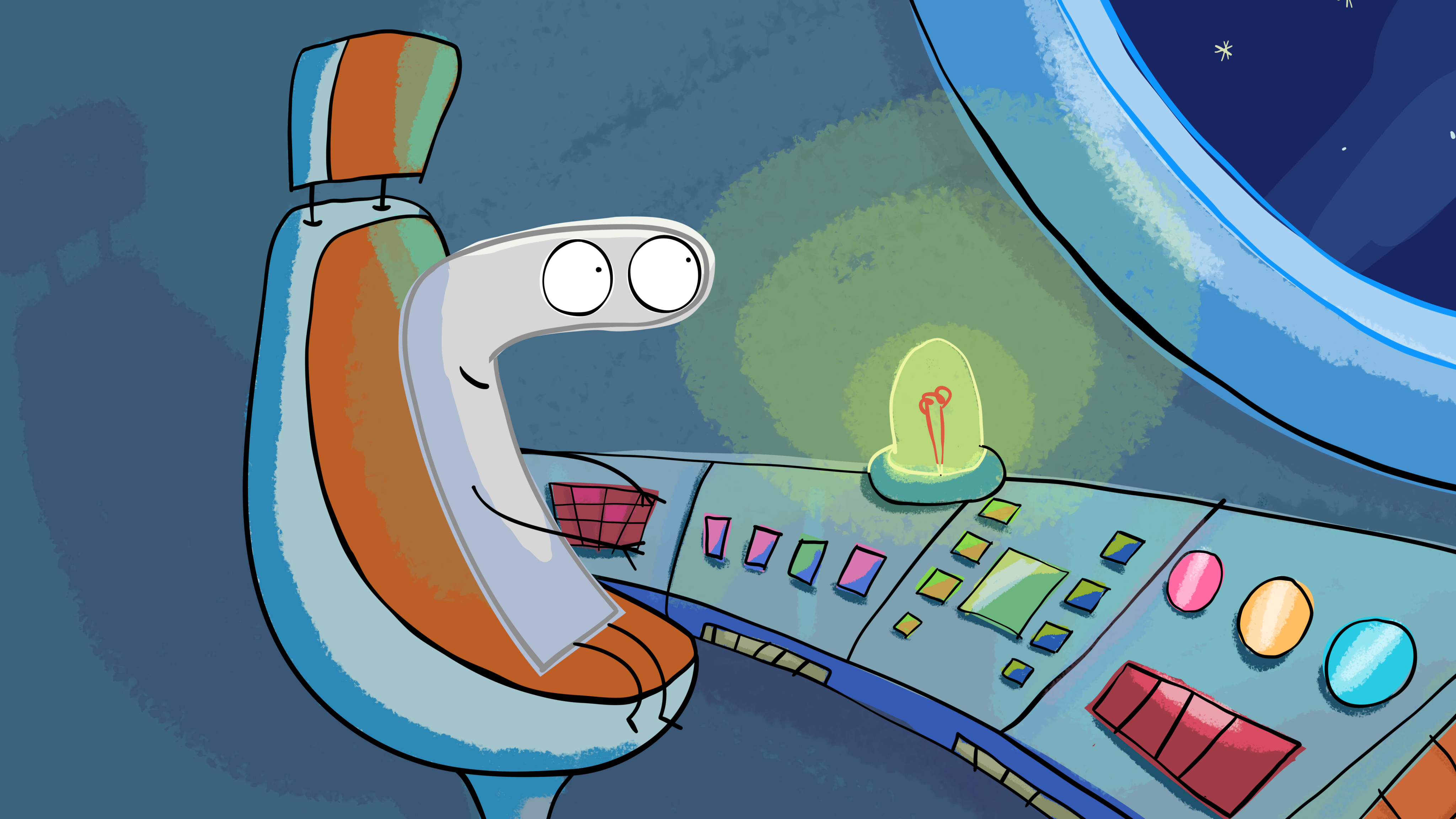 Kadr -Niesamowite przygody skarpetek 3. Ale kosmos!